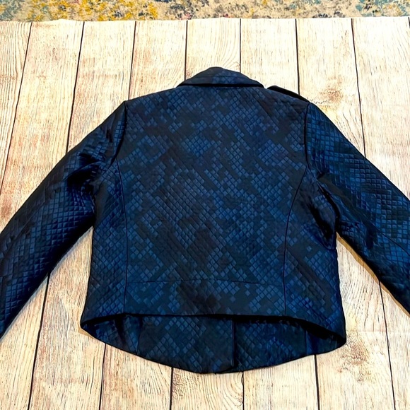 Impulse MADE Fashion Week for Impulse Moto jacket Navy Iridescent Size S - Picture 4 of 12